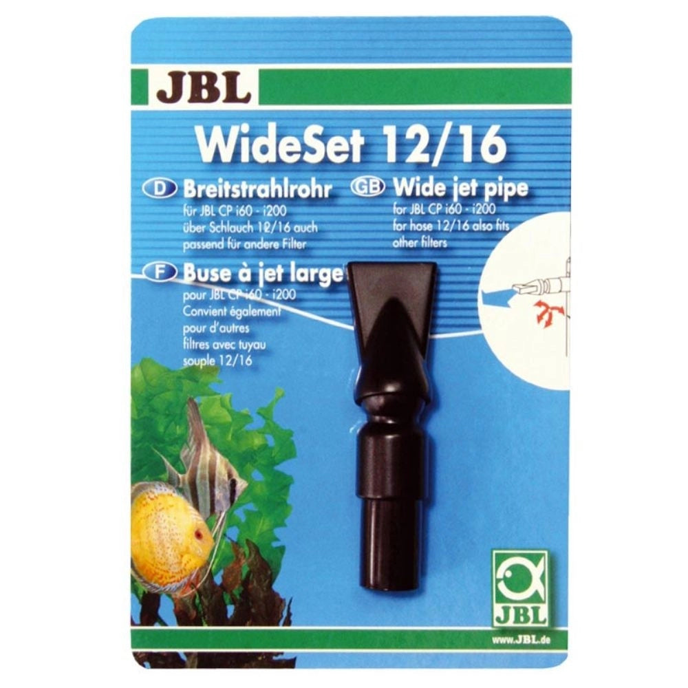 JBL WideSet Uscita Acqua direzionale con becco d'anatra  per tubi con Diametro 12/16