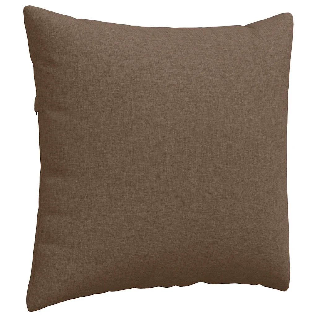 Cuscini da Divano 2 pcs Marrone 45 x 45 cm Tessuto