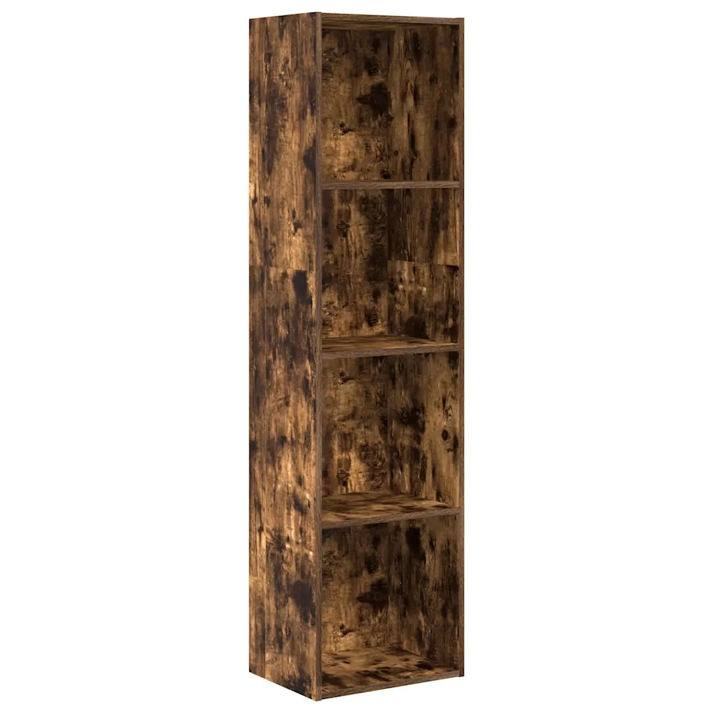 Libreria Rovere Fumo 40x30x152 cm in Legno Multistrato