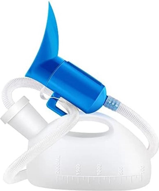 Contenitore urinario per uomo - Flacone di plastica per uomo - Contenitore urinario per uomo - Contenitore urinario per uomo con coperchio