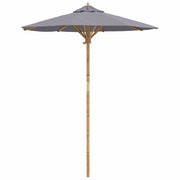 Ombrello | Parasol da giardino Grigio scuro ? 180 x 230 cm Bamb¨´