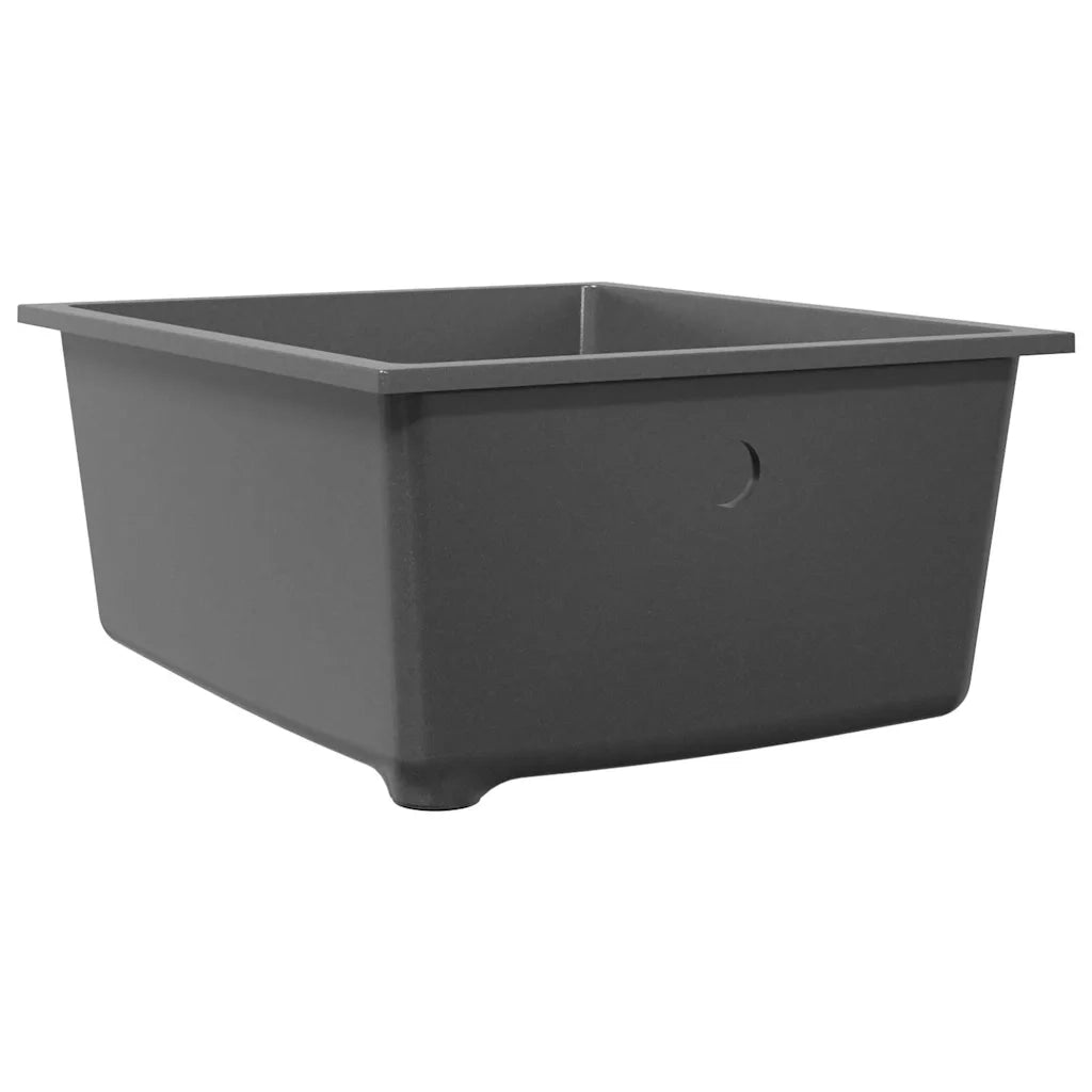 vidaXL Lavello da cucina Grigio 38 x 44 x 20 cm Granito