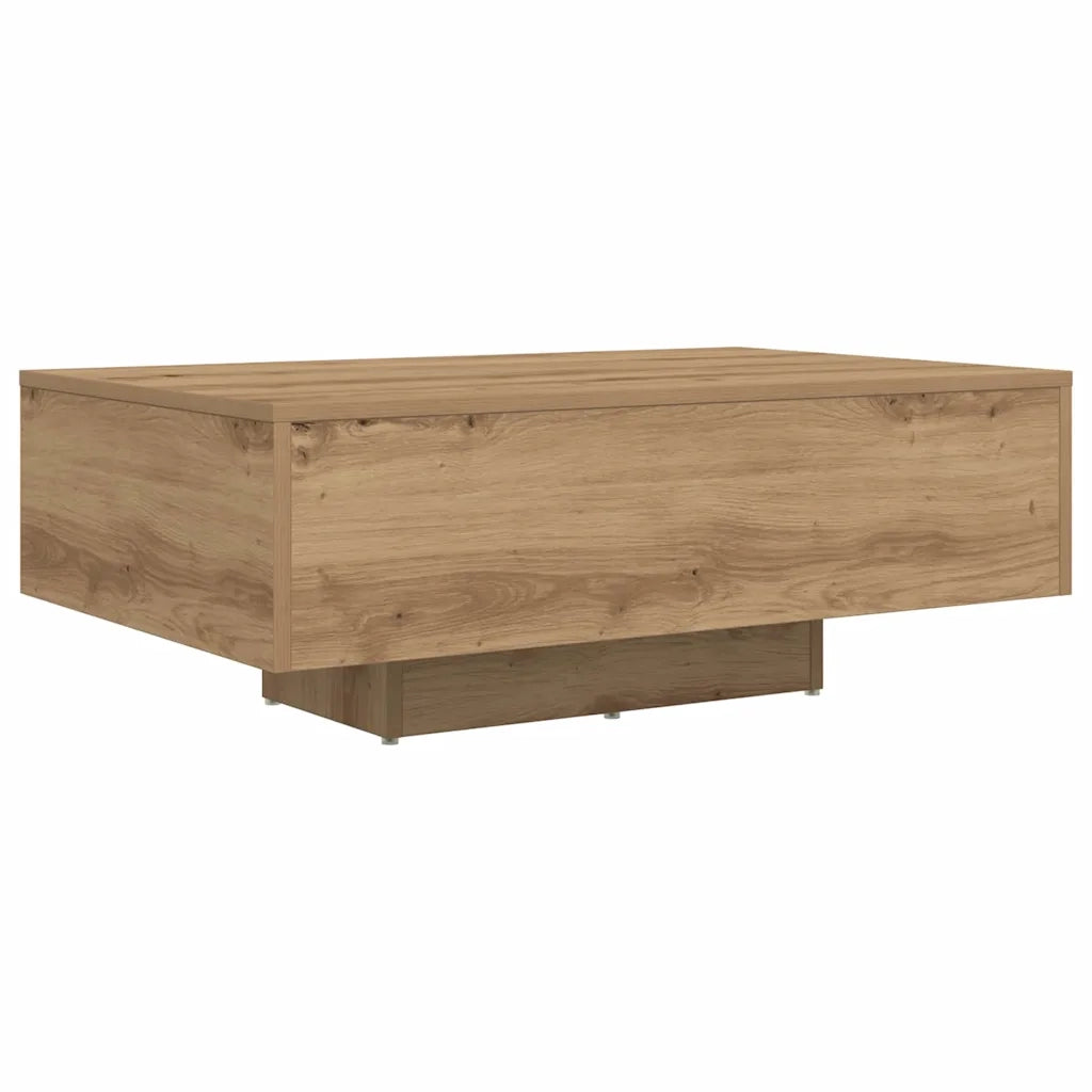 Tavolino da Salotto-Tavolino da soggiorno-Tavolo Rovere artigianale 85 x 55 x 31 cm