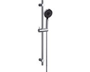 Set di doccia in acciaio inossidabile maniglia di doccia 70 cm testa di doccia a tre tipi di getto con maniglia