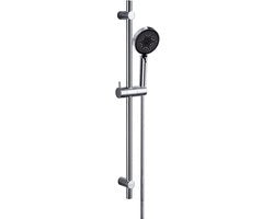 Set di doccia in acciaio inossidabile maniglia di doccia 70 cm testa di doccia a tre tipi di getto con maniglia
