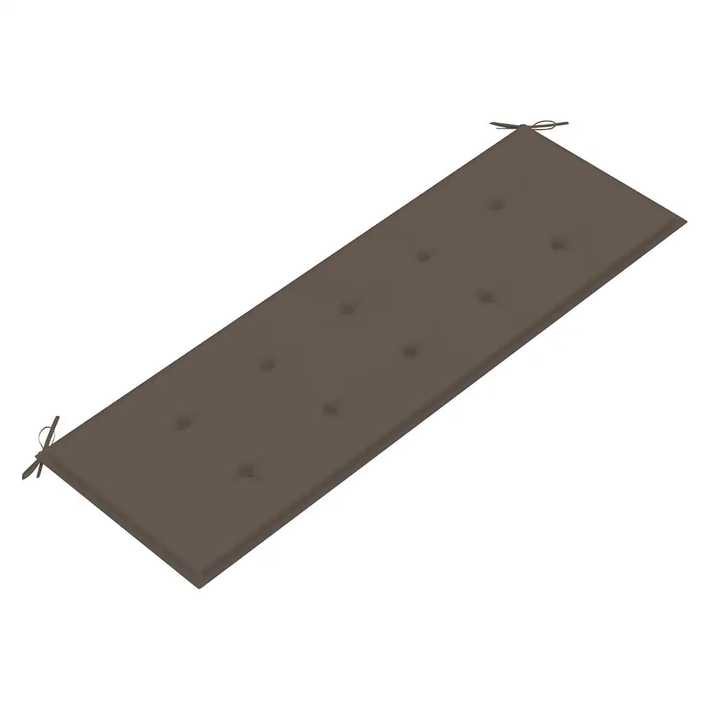 Panchina da Giardino Impilabile con Cuscino 159cm Teak Massello cod mxl 46295