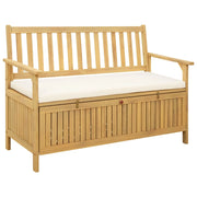 Panchina con contenitore con cuscino con porta 120 x 63 x 84 cm 42026791