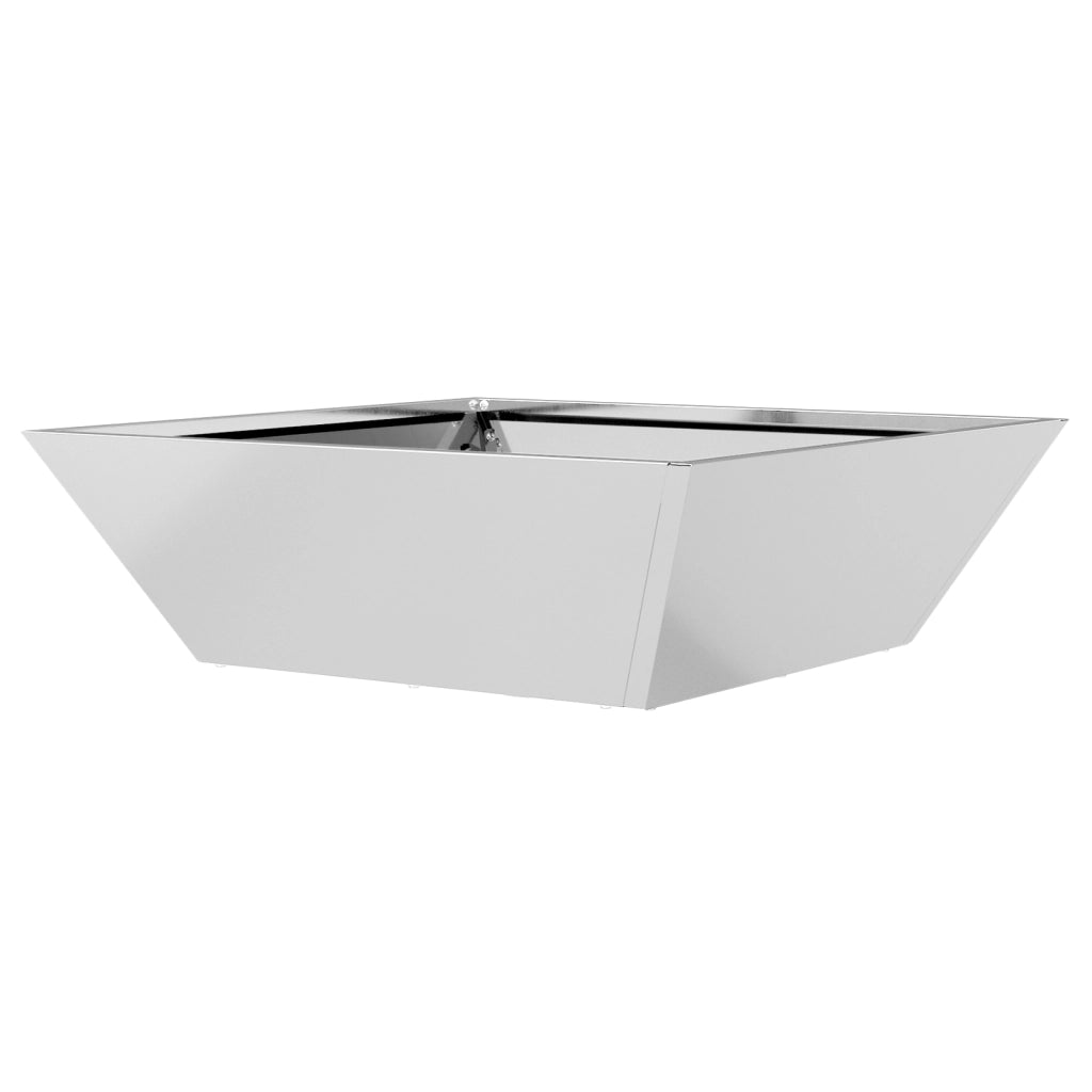 Fioriera in Acciaio Acciaio zincato 50 x 50 x 15 cm Resistente