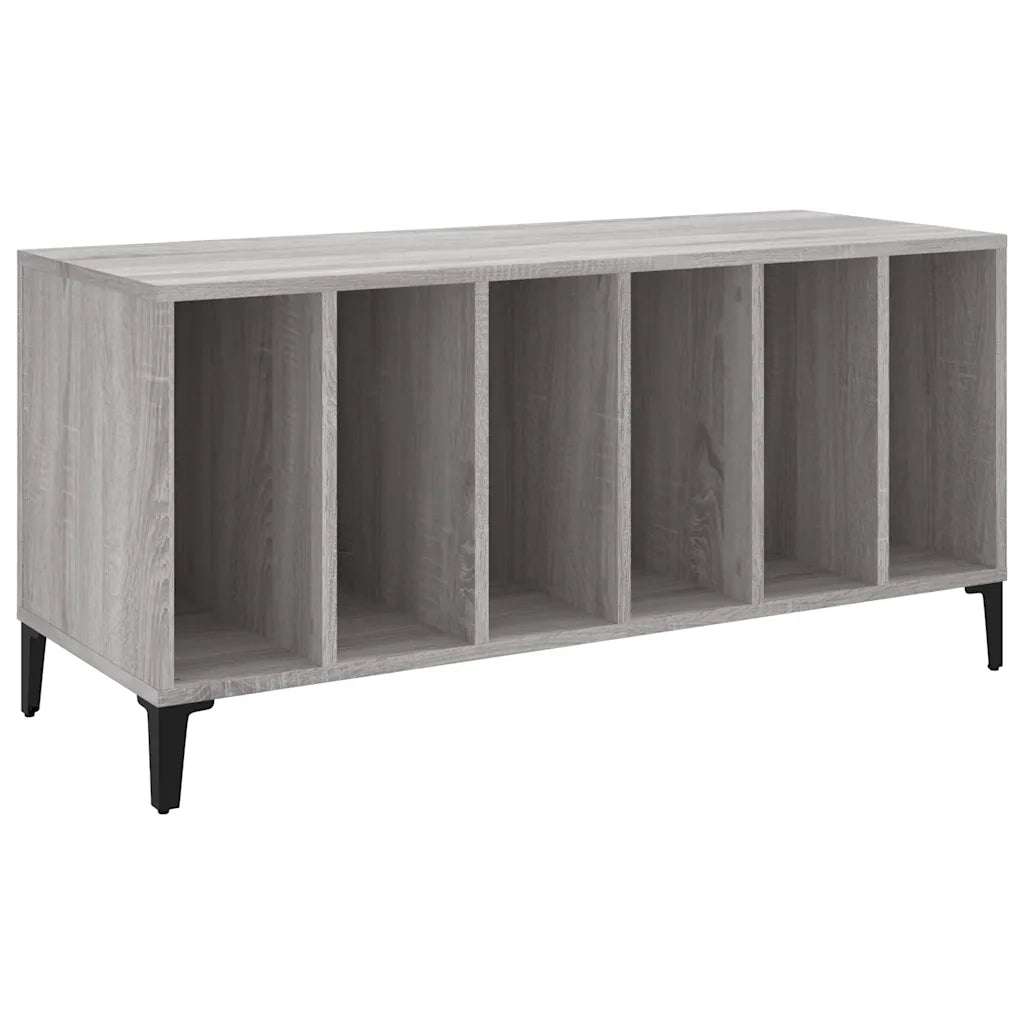 Mobile Porta Dischi Grigio Sonoma 100x38x48cm Legno Multistrato CFW3437288