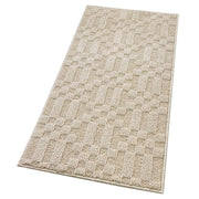 Tappeto Bagno 3D Morbido Assorbente Antiscivolo Lavabile Scendiletto Camera 45x75 Cm Beige