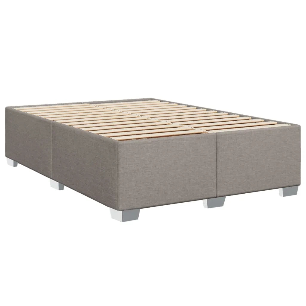 Giroletto a Molle con Materasso Tortora 140x190 cm in Tessuto 3290480