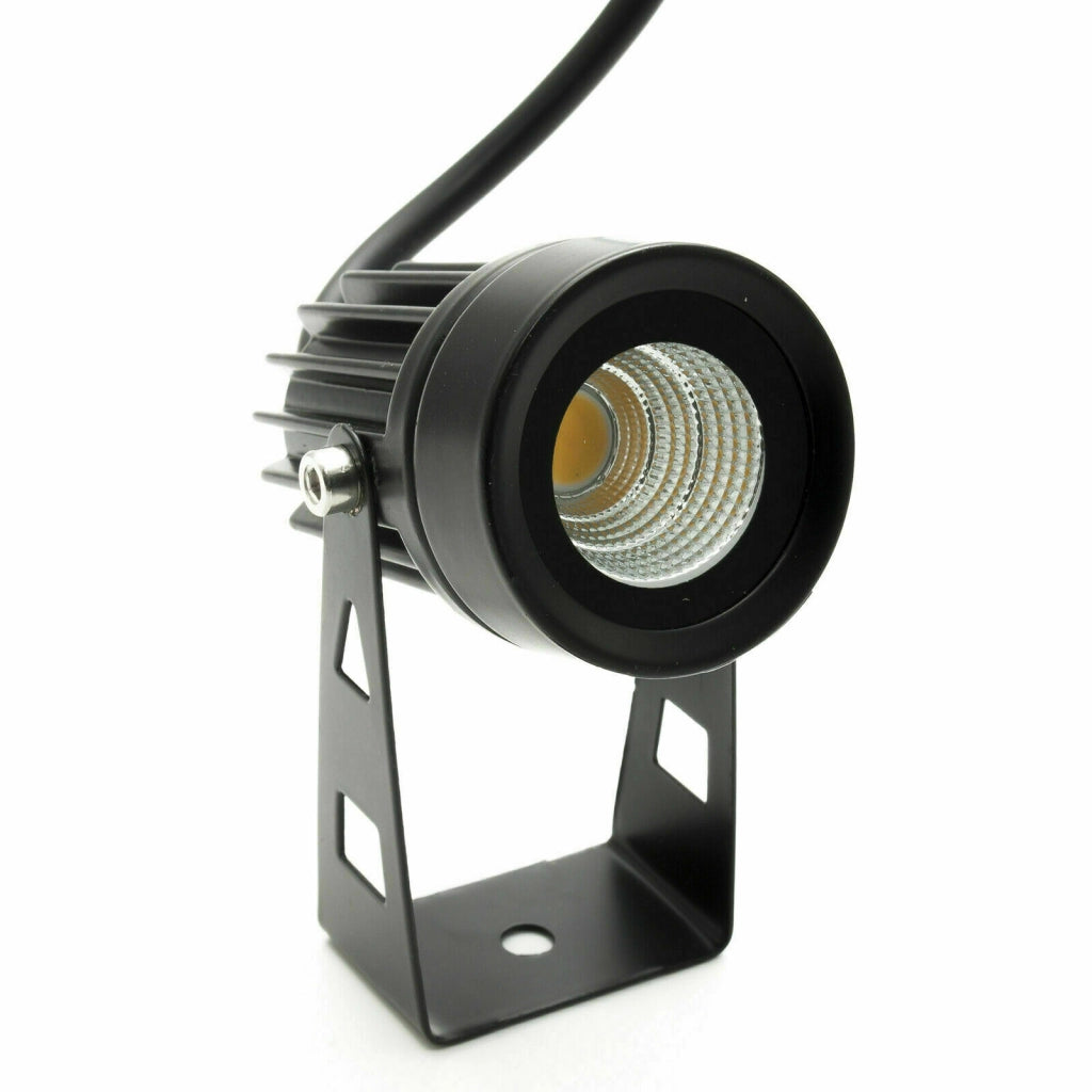 Faretto proiettore da esterno a LED da 3.5W IP65 Luce spot orientabile nero luce calda 3000K giardino 220V