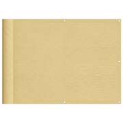 Schermo da balcone | Paravento da Balcone Sabbia 75x500 cm 100% Poliestere Oxford