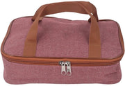 Lunchbox con Grande Capacità - Impermeabile e Resistente all'Acqua - Tas di Pranzo Portatile con Isolamento Recuperabile - Coperchio con Rallentatore di Chiusura Rafforzato