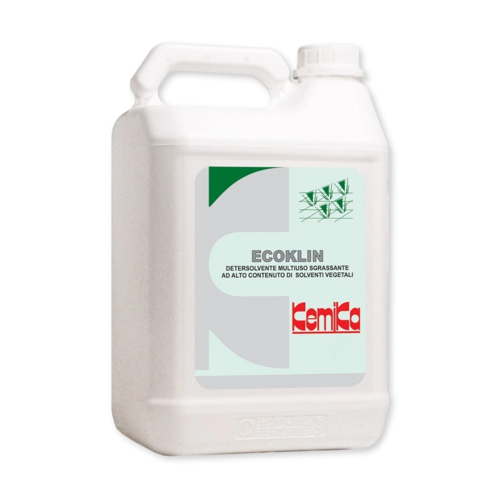 Ecoklin 5 Kg, Detersolvente Sgrassante Vegetale per Superfici e Pavimenti | Kemika