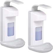 Set di Dispensatori di Sapone da 2 - Disinfettante & Sapone Liquido - Bianco/Grigio