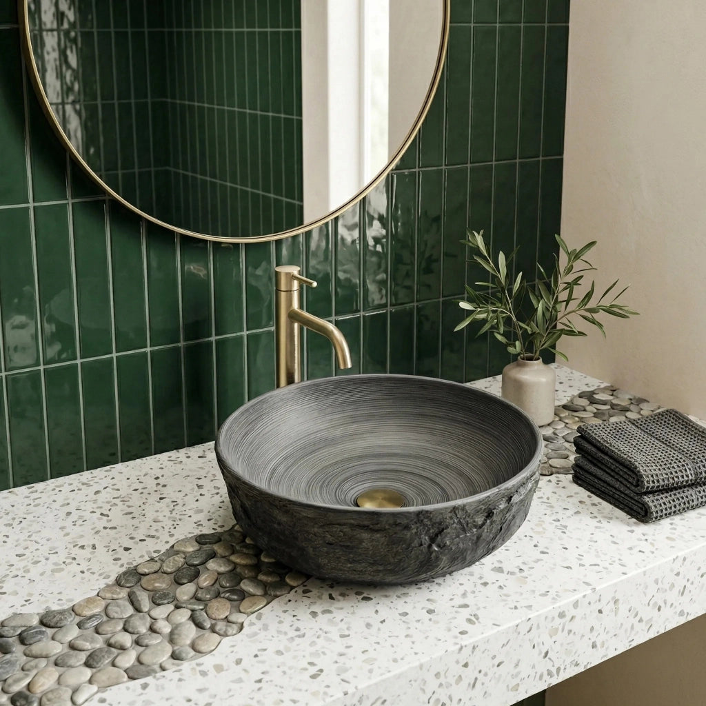 Lavabo Da Appoggio Rea Babilon Silver