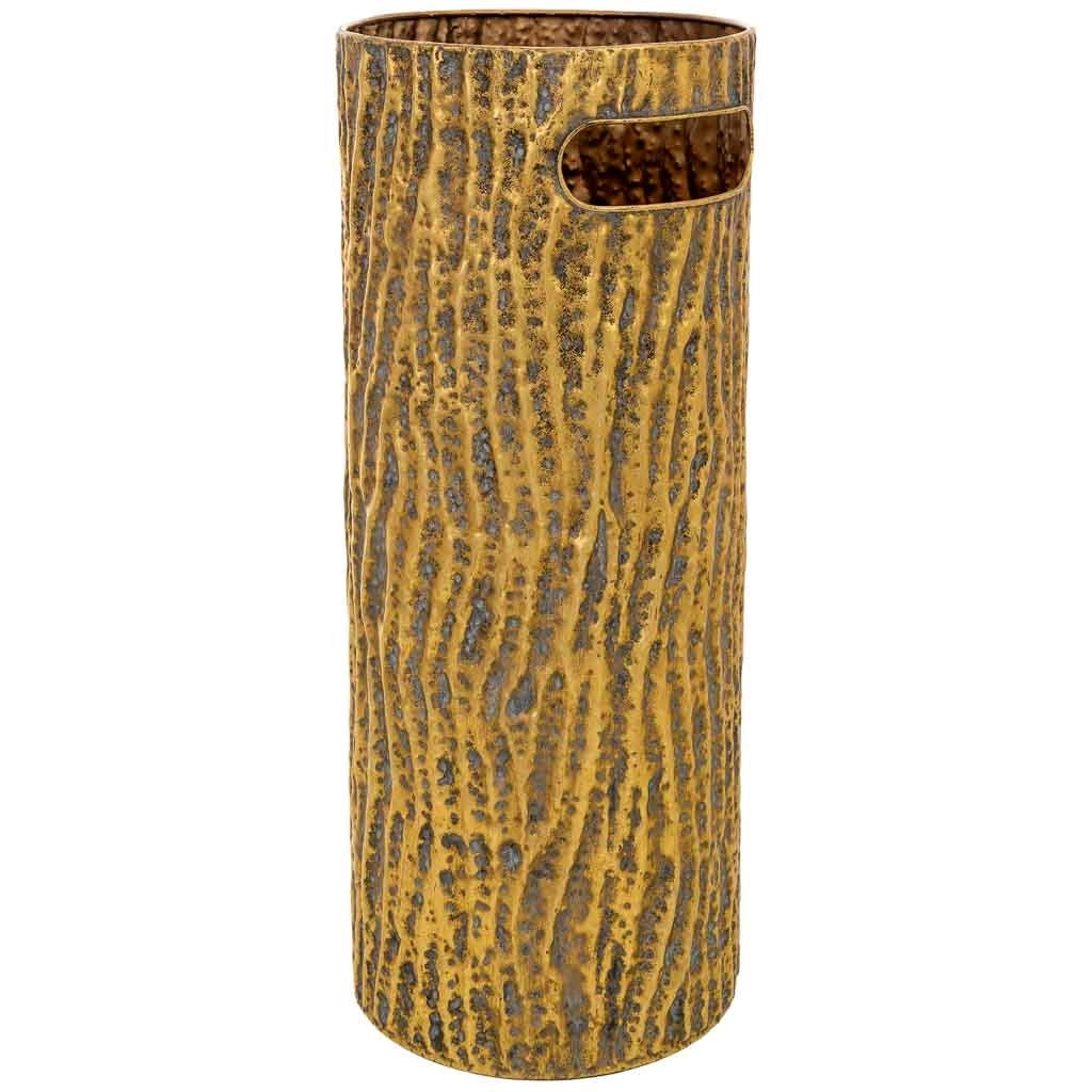 Portaombrelli metallo dorato 20.5x20.5x50h cm