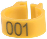 Racchette per galline 100 pezzi - Diametro interno 8 mm - Adatti per pollame - Cinture per uccelli - Leggero