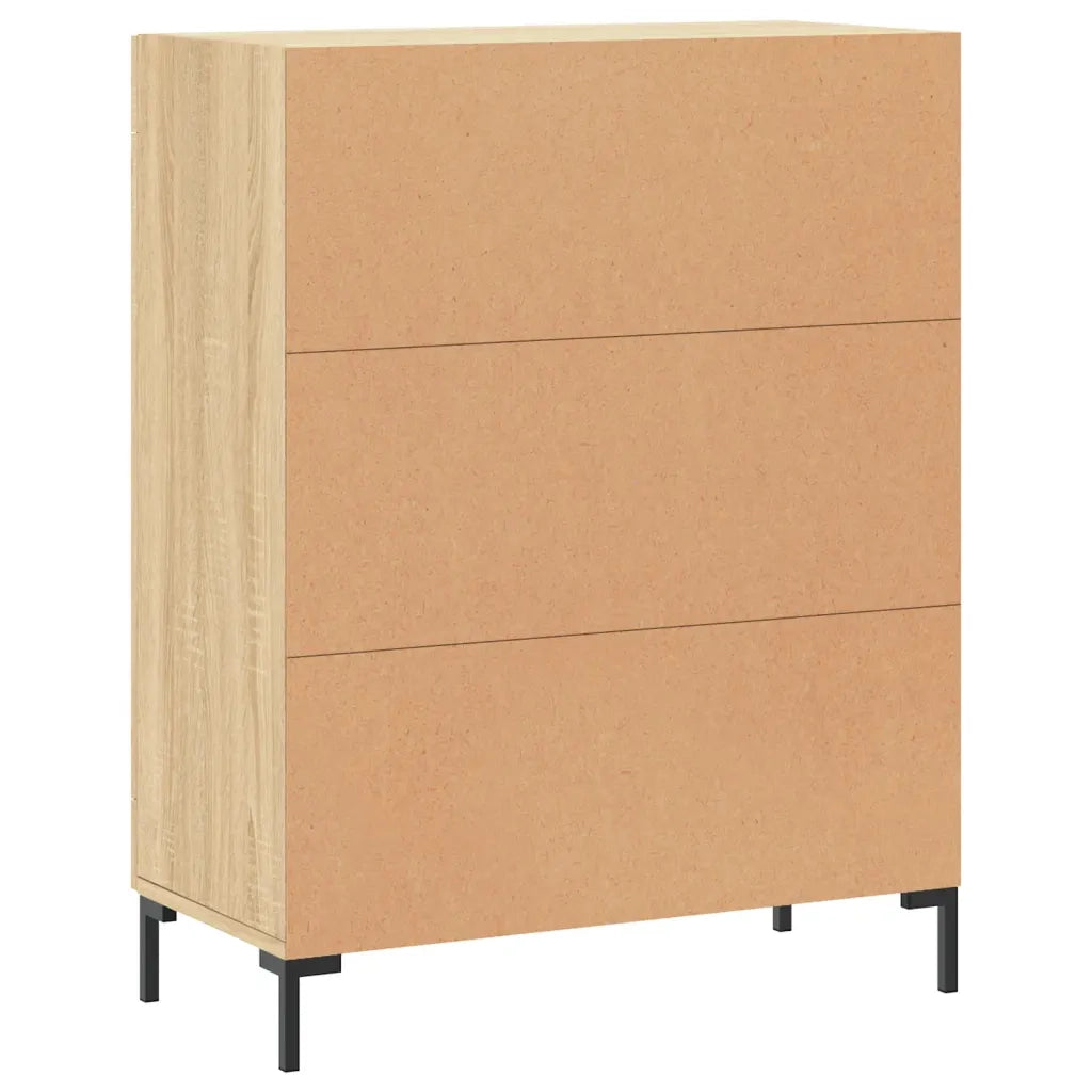 Credenza Rovere Sonoma 69,5x34x90 cm in Legno Multistrato 830199