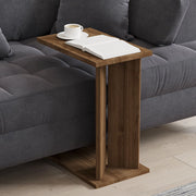 Ottone, Tavolino da Salotto Forma Rettangolare, 25x50x49h cm Marrone Noce
