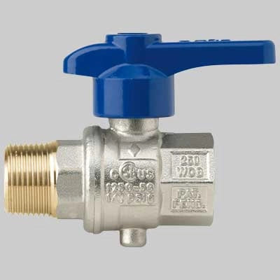VALVOLA MASCHIO/FEMMINA A LEVA  3/4 PN 20     RUBINETTERIE BRESCIANE
