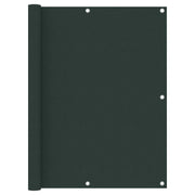 Schermo per balcone schermo per la privacy verde scuro 120 x 300 cm tessuto Oxford 02_0010431