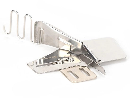 Macchina per cucire con legaccio angolare - 30mm Nastro Liscio - Acciaio - Adatta per Industria - Produzione Tessile - Materiale Sostenibile