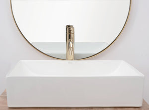 Lavabo Da Appoggio Rea Inga White