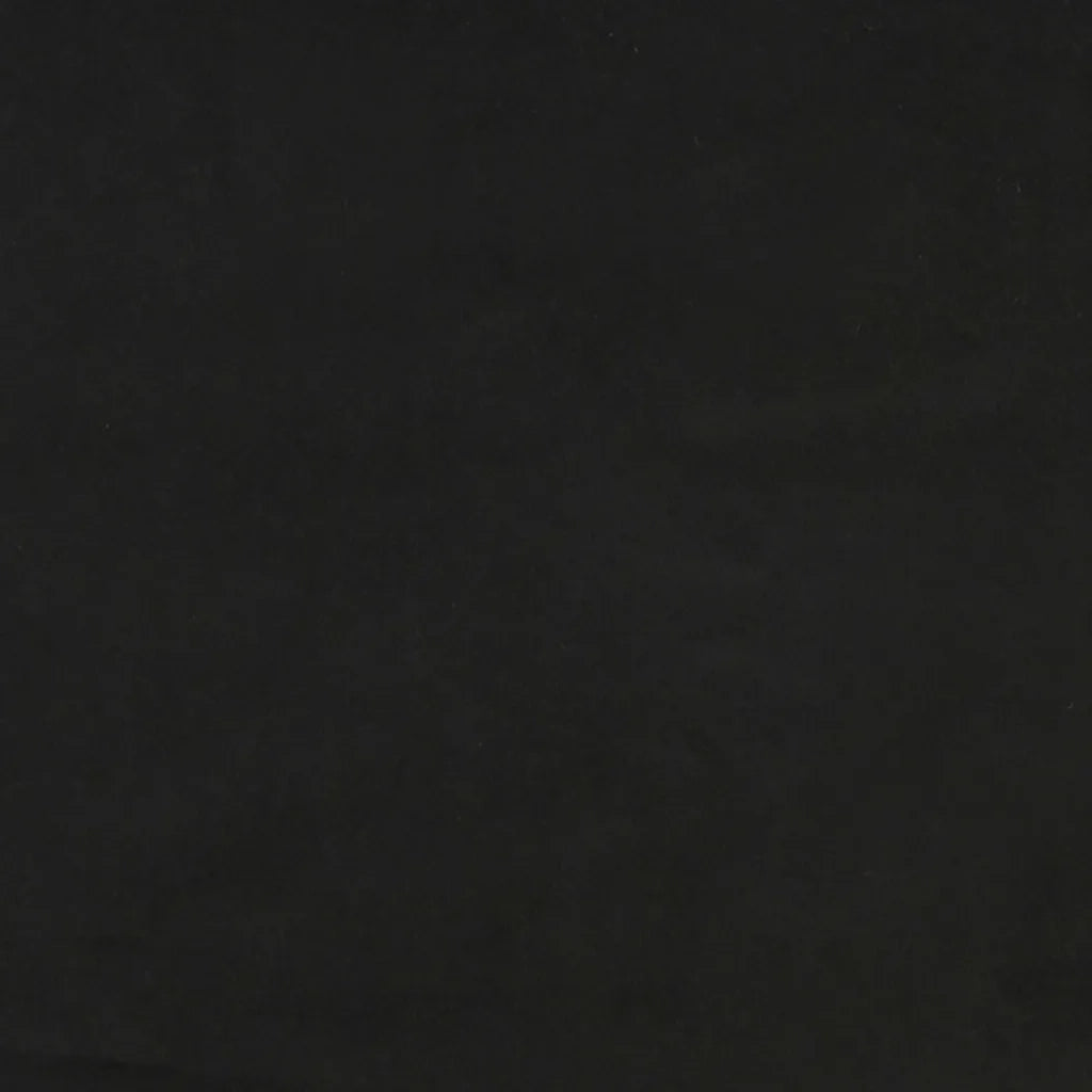Testiera ad Orecchio-Testata con Orecchie Nera 163x16x118/128 cm in Velluto 736196