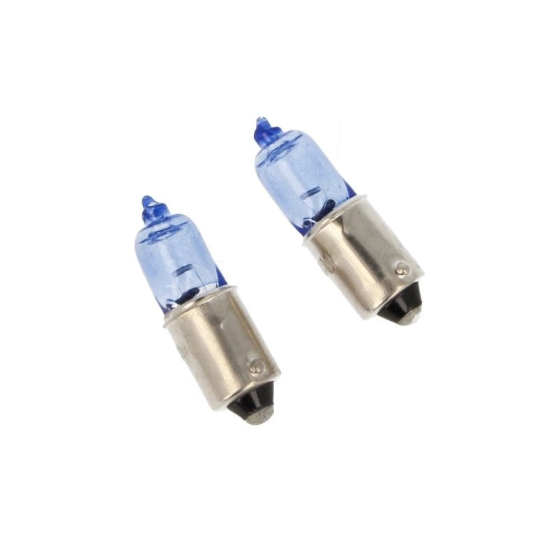 Coppia 2 Lampade H10W 12V 10W BA9s Effetto Xenon Bianco Luce Interna Lettura Auto