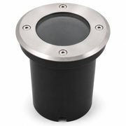 Faretto Calpestabile GU10 da Incasso Esterno IP65 Acciaio Inox 220V Ø110mm
