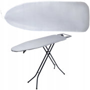 Copriasse da stiro KADAX 140x50 cm in cotone, colore argento.