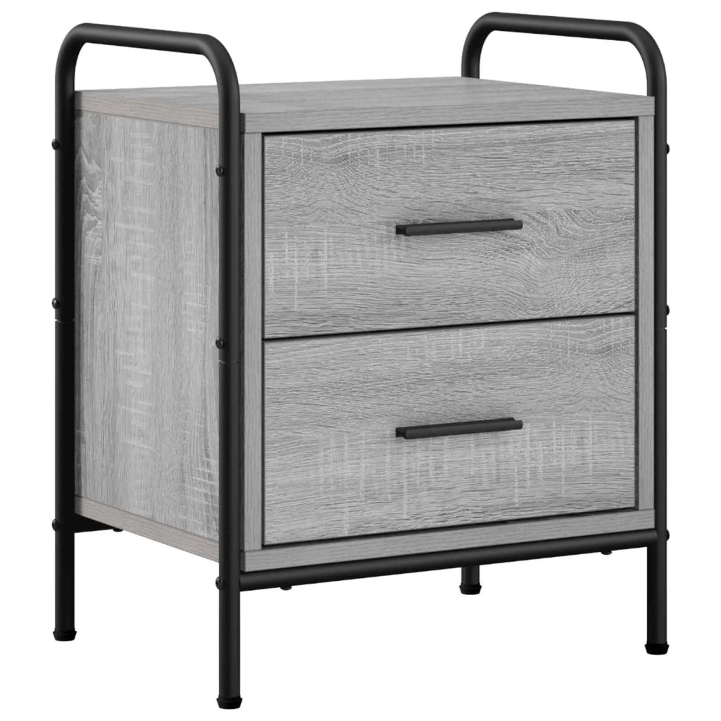 Armadio da Notte Sonoma grigio 40 x 30 x 50 cm 8013488