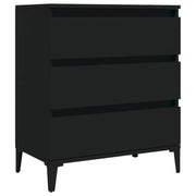 Credenza | Madia | Buffet da pranzo | Armadio da pranzo Nero 60x35x70 cm in Legno Multistrato