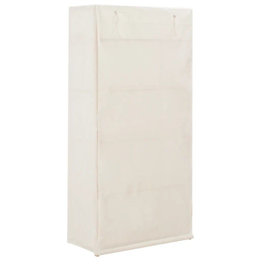 Armadio Bianco 79x40x170 cm in Tessuto CFW7140581