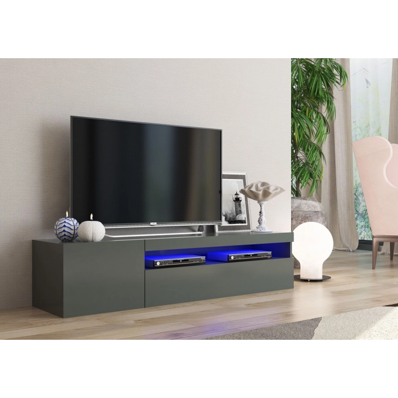 Mobile Porta TV Daiquiri – 155cm – Antracite Lucido