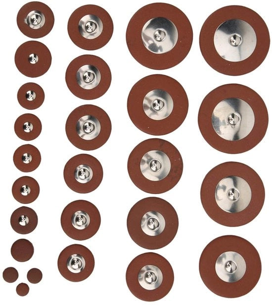 Pannelli di sostituzione per sax - Dimensioni multiple - 9mm a 52mm - Per sax tenore - Alta qualità - Adatto per musicisti