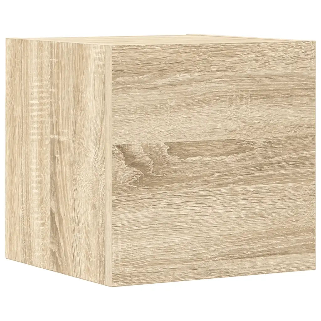 Set di Mobili Porta TV 4 pz Rovere Sonoma in Legno Multistrato 3114648