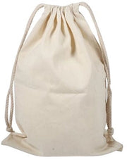 Sacca di Stoccaggio per la Casa con Grande Capacità - Sacca di Stoffa - Borsa di Stoccaggio per la Casa - Borsa per Viaggi - Materiale Ecologico - Stoffa di Cotone - Chiusura con Corda - Borsa di Stoccaggio