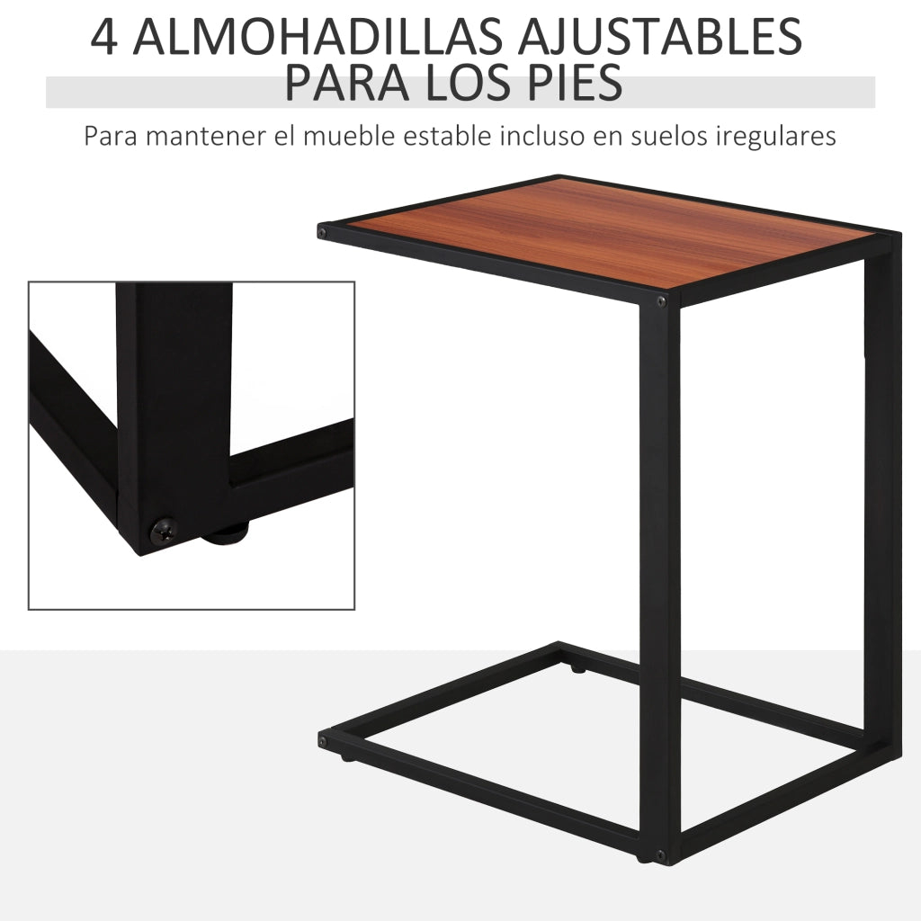 Tavolino da caffe' ¨C Zephmum ¨C MDF 40.6x50.8x64.2 cm noce
