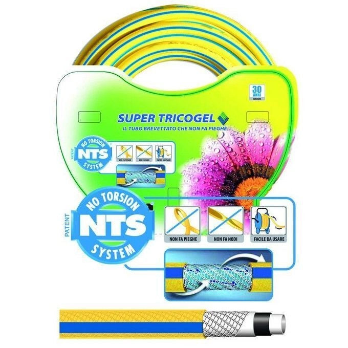 Fitt 76495-60 Tricogel Super-NTS Tubo per Irrigazione 5 Strati 50 m 1'' Tecnologia NTS Antitorsione Antipiega Anti-UV