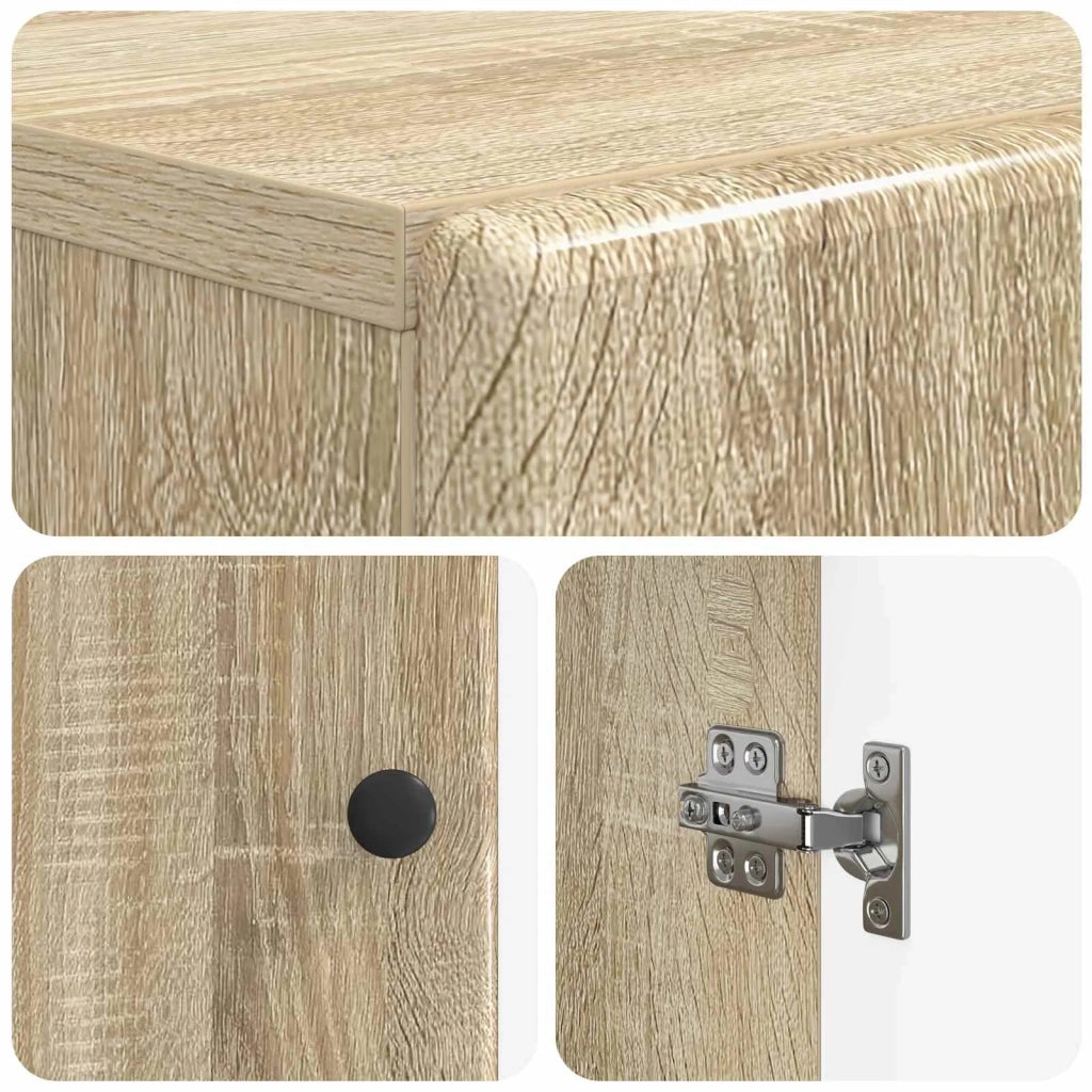Mobiletto da Bagno BREDA Rovere Sonoma 59,5 x 31 x 80 cm 897497
