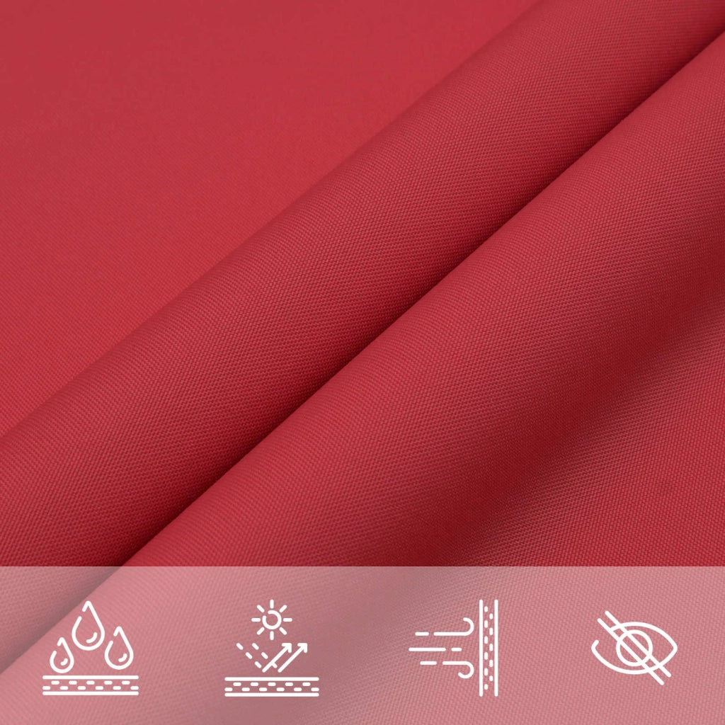Vela da ombra solare Rosso 6 x 2,5 m 100% Poliestere Oxford