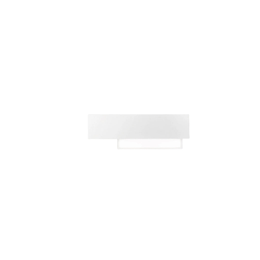Lampada a Parete DOHA A/P 12W LED 1016lm 3000K Bianco - Applique da Interno in Alluminio e Metacrilato Bisatinato - Gealuce