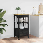 Carrello da Cucina MONZA Nero 48 x 40 x 88,5 cm 42027033