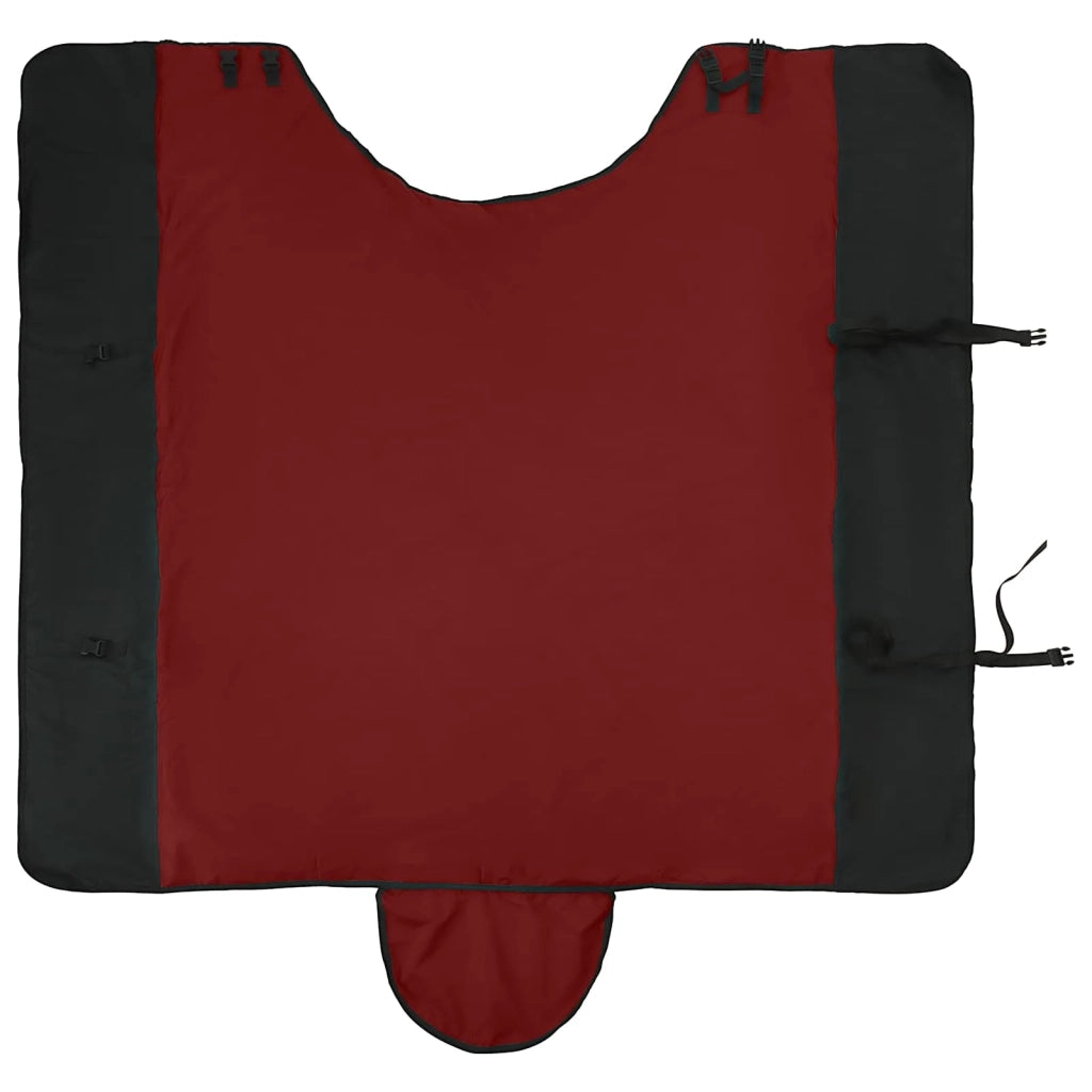 Coperta per Cavalli Verde Scuro e Nero 165 cm Poliestere CFW2524210