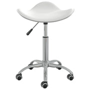 Sgabello da Salone Spa Bianco in Similpelle CFW4134055