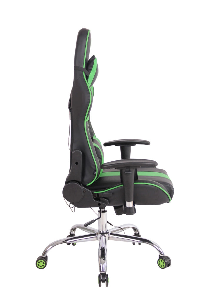 Sedia Ufficio Massaggiante Limit XM In Similpelle Nero/verde