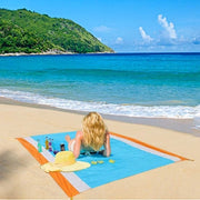 Stranddeken Compacto per Escursioni Deken per Uscite all'Aperto Waterdipendente Deken per Picnic a Mano Portatile Mat di Picnic per Campeggiatori e Passeggiate 210 x 200